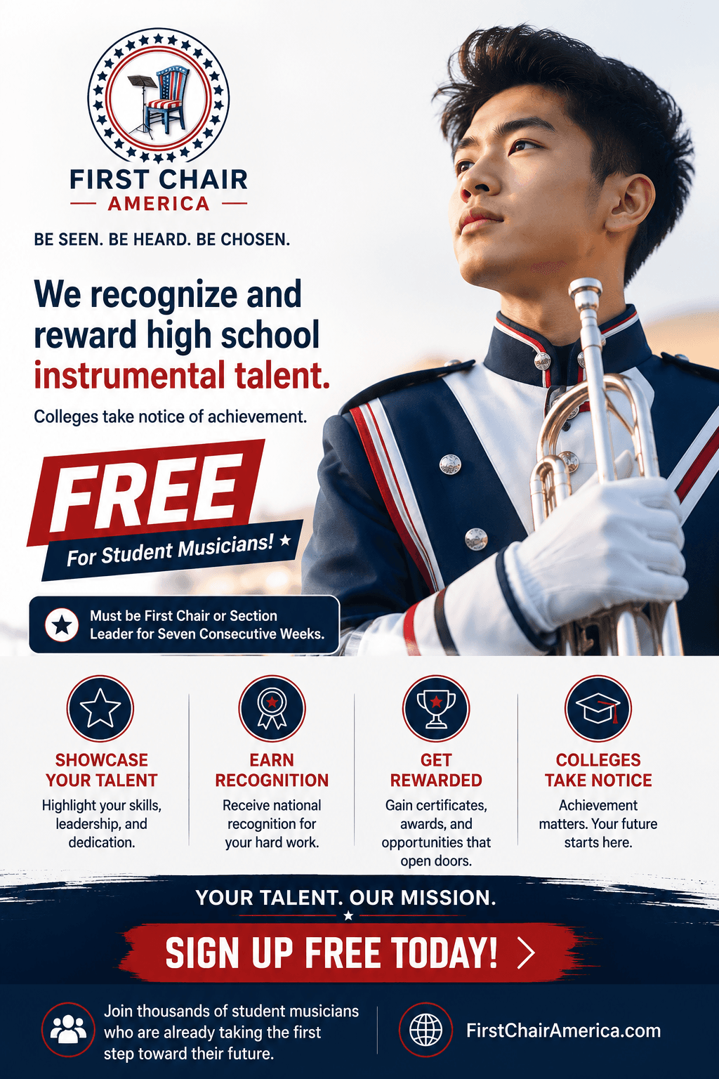First Chair America article ad