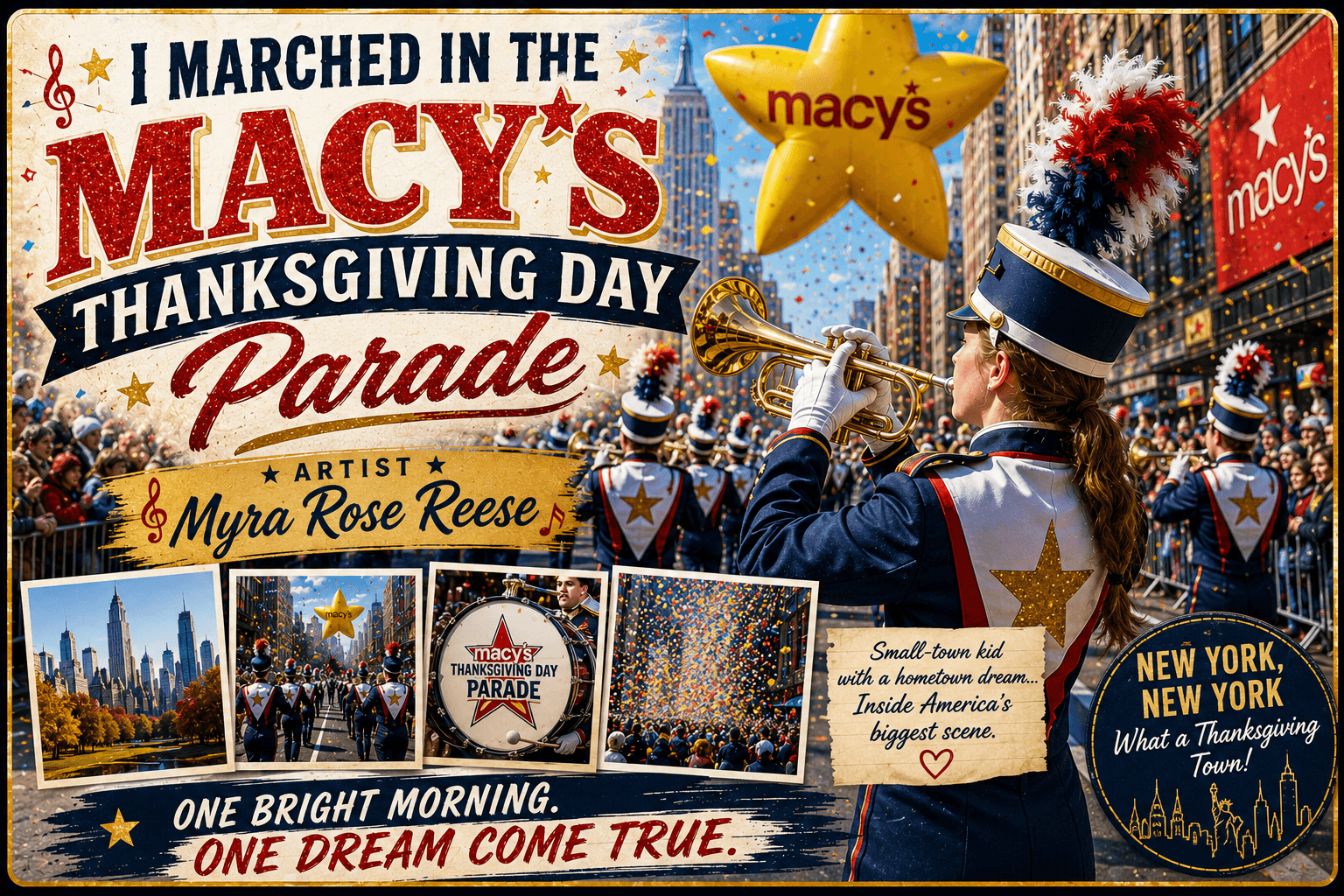 I Marched in the Macy's Thanksgiving Day Parade