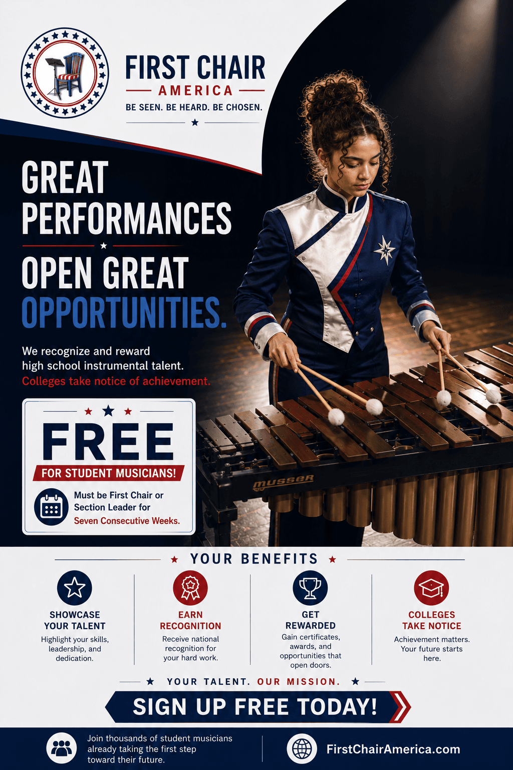 First Chair America article ad