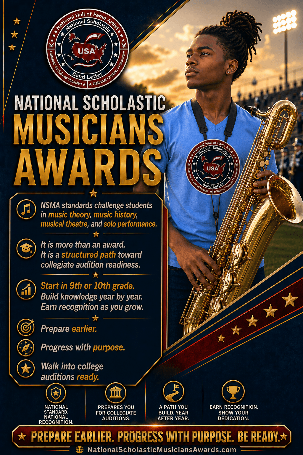 National Scholastic Musicians Awards article ad